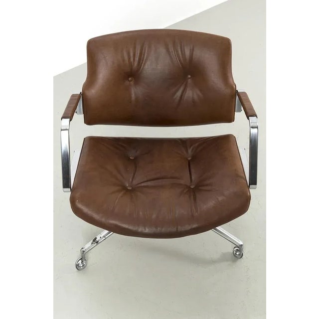 Model FK84 Desk Chair by Jørgen Kastholm & Preben Fabricius For Sale - Image 12 of 13