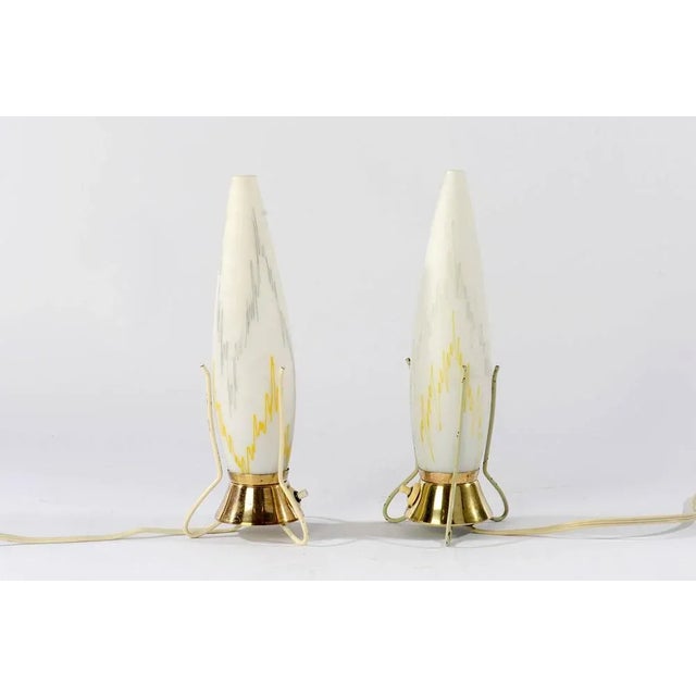 Metal Mid-Century Space Age Lamps from Zukov, 1960s, Set of 2 For Sale - Image 7 of 7