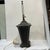 1940s Pagoda Metal Earthy Color Faux Painted Lamp For Sale - Image 4 of 10