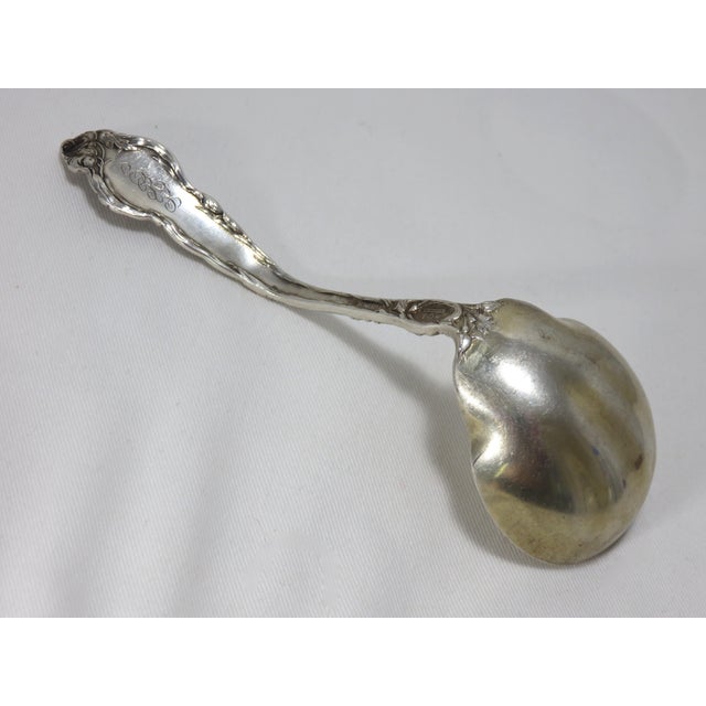 Antique Art Nouveau Sterling Silver Gravy Ladle Chairish