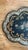 Paper Antique 19th C Floral, Gold Gilt, Mother of Pearl, Papier Mache Scalloped TableTop/Wall Hanging 22"x18" 1880''s For Sale - Image 7 of 7