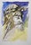 Contemporary Arturo Pagano, Christ, Watercolor, 1980s For Sale - Image 3 of 3