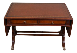 Regency Revival Coffee Table in Drop Leaf Mahogany