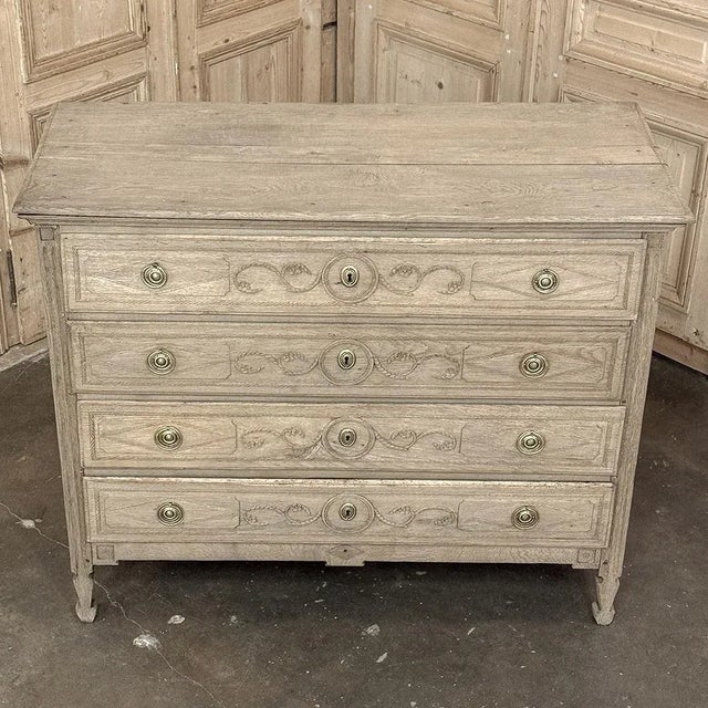 18th Century Liègeois Louis XVI Period Stripped Oak Commode For Sale - Image 14 of 18
