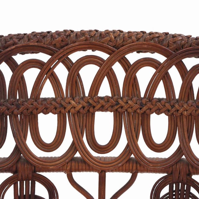 Heywood-Wakefield A Heywood Wakefield Wicker Chair, C. 1890. For Sale - Image 4 of 7