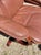 1990s Set of Scandinavian Brown Leather Recliner Lounge Chair with Ottoman, 1990 For Sale - Image 5 of 17