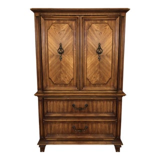 1990s Stanley Furniture Italian Provincial Armoire For Sale