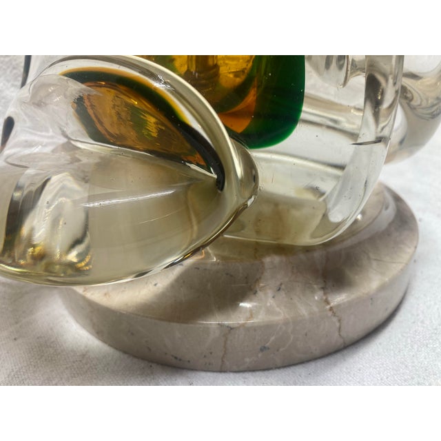 Seguso 1960s Mid-Century Modern Murano Style Glass Table Lamp For Sale - Image 4 of 9