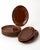 Modern 1950s Mid-Century Modern Mar - Crest Daisy Dot Onion Dinner Plate Brown Glaze - Set of 12 For Sale - Image 3 of 14