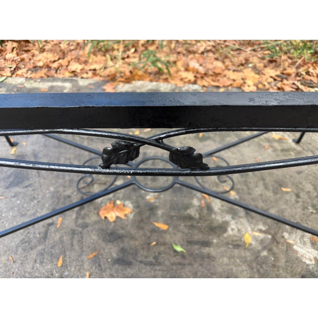 1930s 1930s Early Salterini Iron Patio Table Base, Attributed For Sale - Image 5 of 7