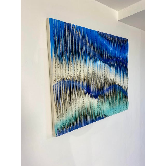 Early 21st Century Boréal, 2023, Mixed Media Textile Artwork For Sale - Image 5 of 11