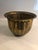 Traditional Vintage Fluted Brass Planter, Footed For Sale - Image 3 of 7