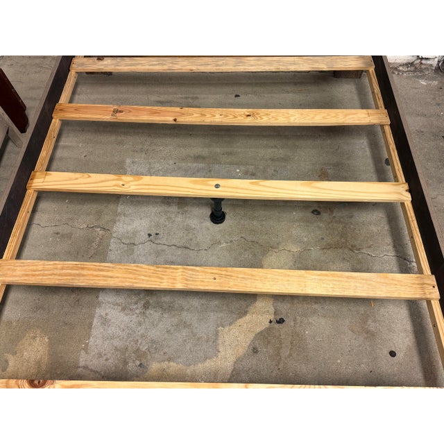 Queen Size Gallery Furniture Rustic Oasis Mansion Bed Frame For Sale - Image 12 of 12