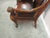 Theodore Alexander Pair of Mahogany Carved Leather Seat Chairs For Sale - Image 11 of 11