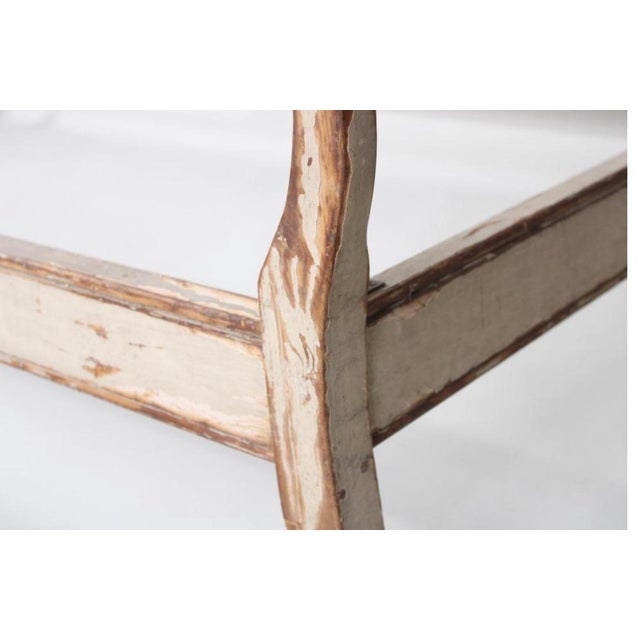 Late 19th Century Empire Style Swedish Gustavian Painted Wood Swan Figural Daybed For Sale - Image 11 of 11