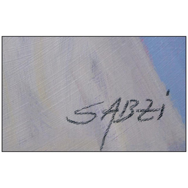 Abstract Late 20th Century At Rest, Mahmood Sabzi For Sale - Image 3 of 4