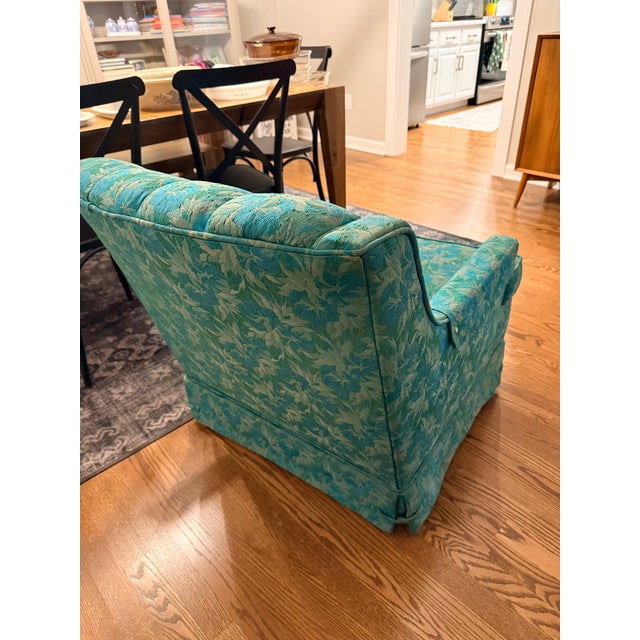 Textile Pair of 1960s Mastercraft of Omaha "Classic Collection" Tufted Club Chairs For Sale - Image 7 of 9