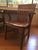 Pair of Craftsman Antique Library Oak Chairs For Sale - Image 4 of 6