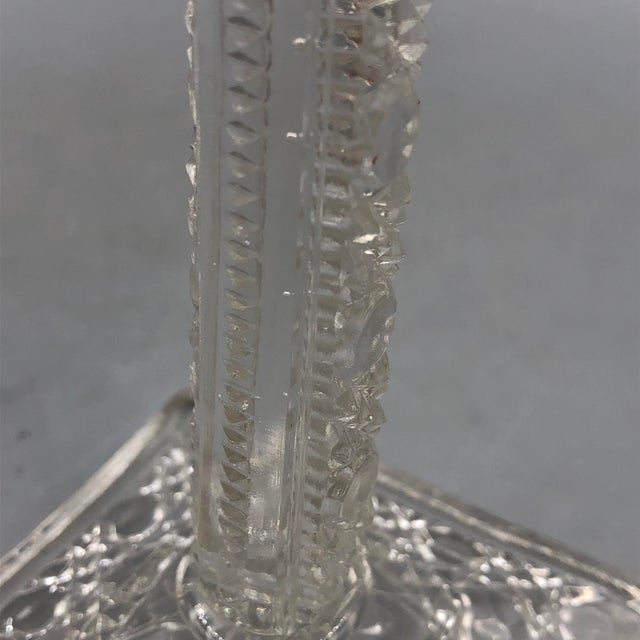 Candlesticks in Pressed Glass from Streit, Germany, 1930s, Set of 2 For Sale - Image 4 of 13