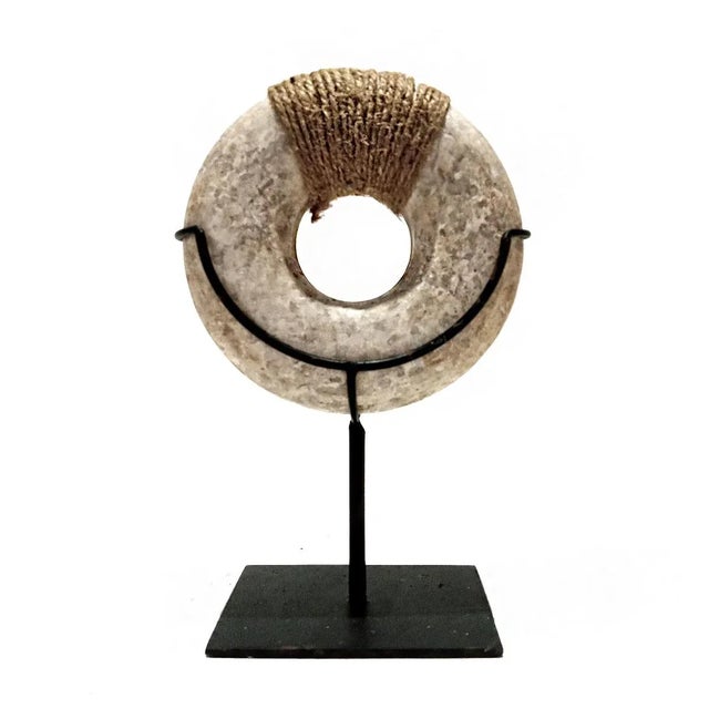 Early 21st Century Indonesian Stone Bracelet on Stand, Contemporary For Sale - Image 5 of 10