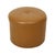 Vintage Round Camel Skai Ottoman, 1960s For Sale - Image 9 of 12