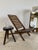 Foldable Slatted Teak Lounge Chair For Sale - Image 15 of 18