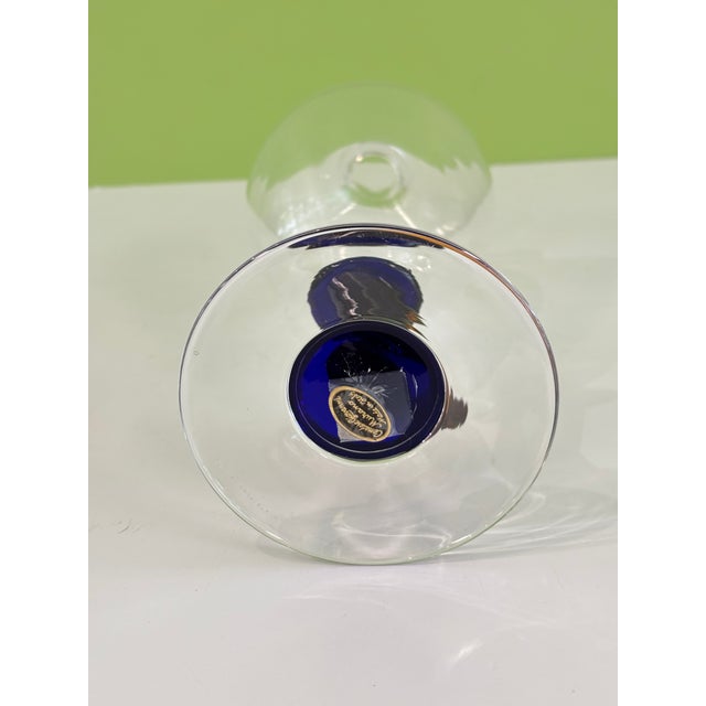 Large Vintage Mid Century Modern Giovanni Cenedese Murano Glass Perfume Bottle/Decantur For Sale - Image 10 of 10