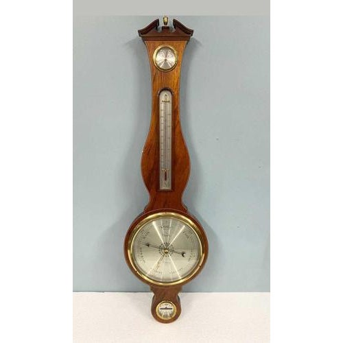 Georgian Revival Barometer in Mahogany, 1930s For Sale - Image 10 of 10