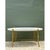 Vintage Brass and Wood Oval Coffee Table For Sale - Image 10 of 12