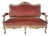 Louis XV Style Bench in Lacquered and Gilded Beechwood For Sale
