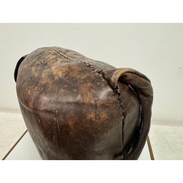 Dimitri Omersa Vintage Leather Pig by Dimitri Omersa for Liberty and Abercrombie and Fitch, 1970s For Sale - Image 4 of 17
