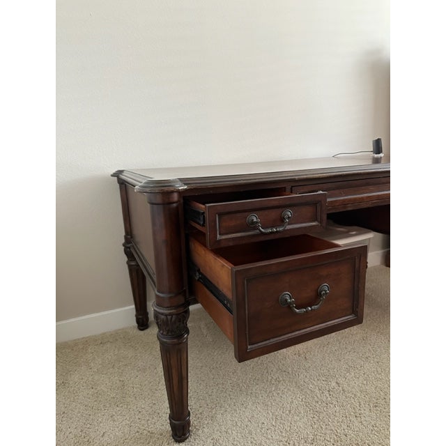 2000 - 2009 Ethan Allen Tuscany Desk For Sale - Image 5 of 12