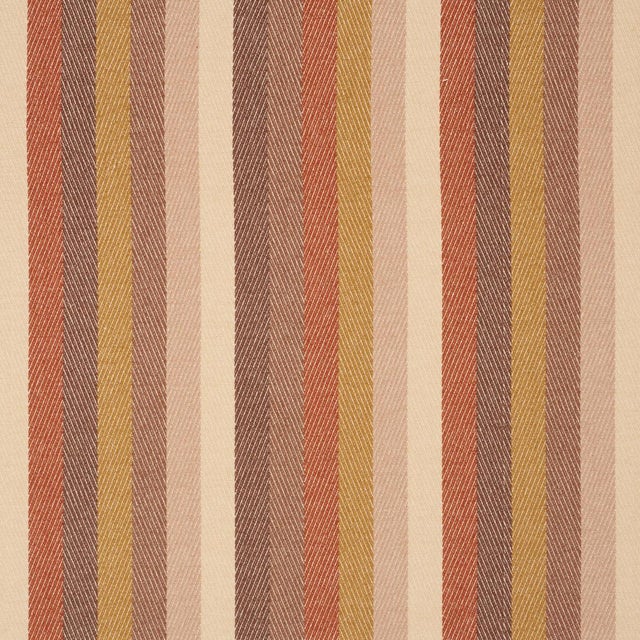 2020s Sample - Schumacher Dancing Stripe Fabric In Cedar For Sale - Image 5 of 5