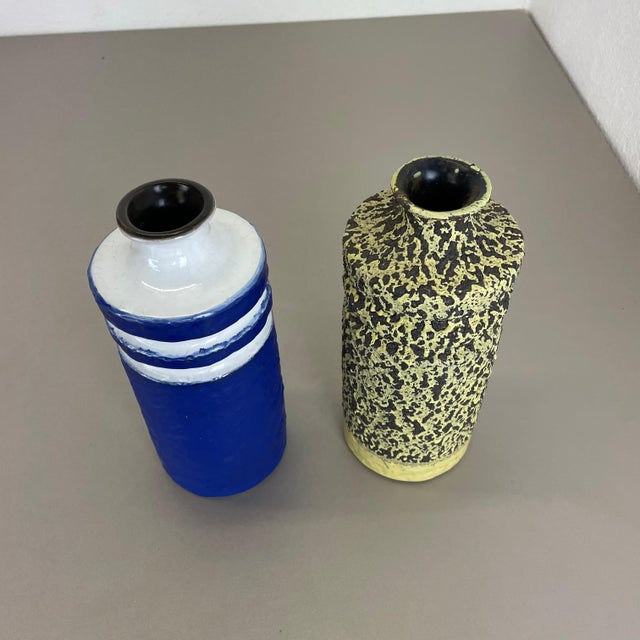 Fat Lava Ceramic Pottery Vase from Veb Haldensleben, GDR Germany, 1970s For Sale - Image 15 of 18