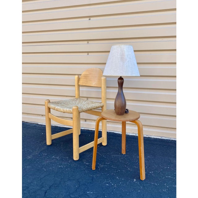 Danish Modern ThreeLegged Stool (After Alvar Aalto for Artek) Plant