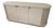 1980s Hollywood Regency Tessellated Stone and Pencil Reed Rattan Credenza For Sale