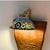 Wood 1920s Chinese Republic-Era Porcelain Hanging Wall Lamp — Hemp Rope Suspension For Sale - Image 7 of 10