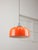 Mid-Century Modern Space Age Orange Pendant Lamp from Guzzini, 1960s For Sale - Image 3 of 15