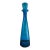 1960s Wayne Husted for Blenko Massive #6138 Floor Decanter in Blue For Sale