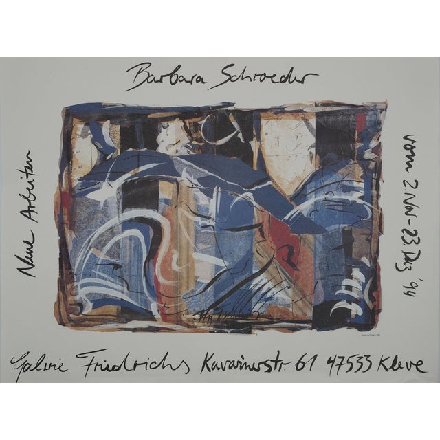 Queue de Poisson Poster after Barbara Schroeder For Sale