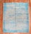 A square Size Vintage Moroccan rug in blotchy blues and ivory tones from the 3rd quarter of the 20th century Measures: 7'...