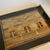 Banana leaf African village scene. Time Period Produced: 1980-1989 Original, Matted & Framed