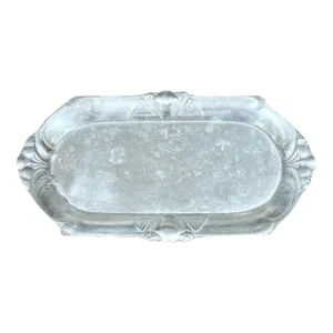 Vintage Mexican Pewter Tray