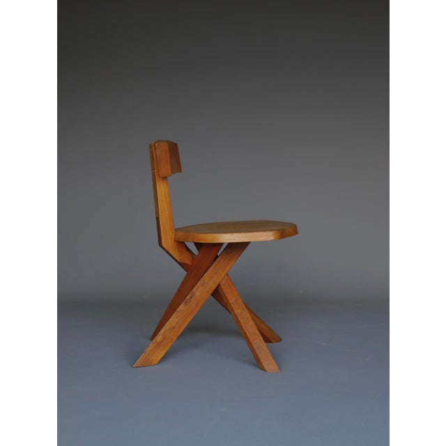 Elm S34 Chair from Pierre Chapo, 1980s For Sale - Image 6 of 18