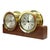 Seth Thomas Clock Company Seth Thomas Corsair Model E537-010 Brass & Mahogany Ship’s Clock Set C1968 For Sale - Image 4 of 10
