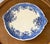 Mid 20th Century Vintage Villeroy & Boch Fides Blue & White Porcelain Platter Saar Economic Union Era (1947-1956). Mettlach France Marked For Sale - Image 5 of 8