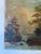 Likely 19th Century American Folk Landscape Painting on Artist's Board Featuring River, Forest, and Mountain Scene.. For Sale - Image 4 of 10