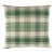 Schumacher Heidi Plaid 22" Pillow In Leaf For Sale