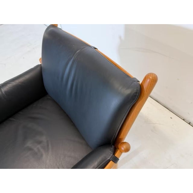 Mid-Century Modern Chair by Illum Wikkelsø for CFC Silkeborg For Sale - Image 3 of 9