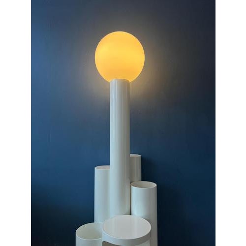 White Close Encounter Floor Lamp by Kerst Koopman For Sale - Image 6 of 13